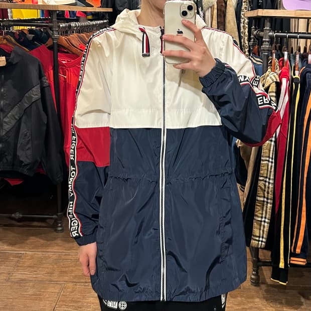 [HI] 타미힐피거 바람막이 화이트