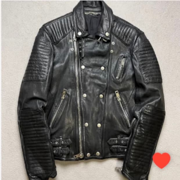 가죽자켓 - 레이싱부츠