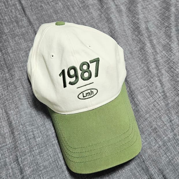 1987 볼캡 (화이트/그린)