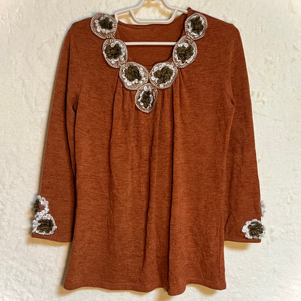 빈티지 모리걸 뜨개 니트 원피스