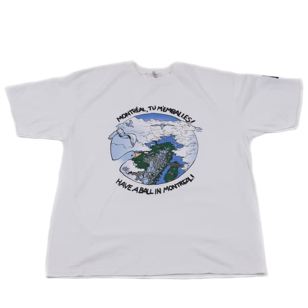 90s HUMEUR DESIGHN 프린팅 T-Shirt