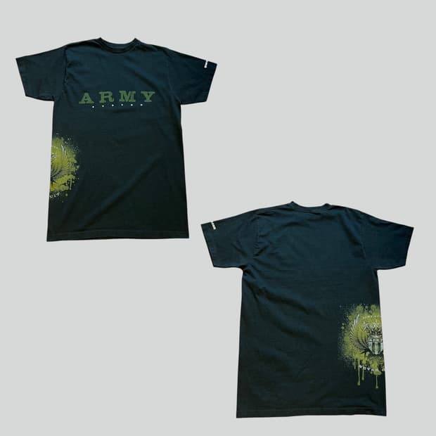 [L]유니코 USA ARMY 그래픽 반팔 티셔츠