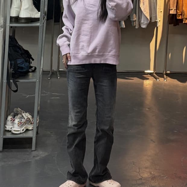 나이키 NRG 솔로스우시 크루넥 라벤더 스웻셔츠 A3126