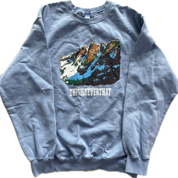 디스이즈네버댓 프린팅 맨투맨 L