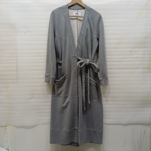 메종 마틴마르지엘라 MM6 스웻 롱 코트 여성 S M 약기모 사랑봉봉