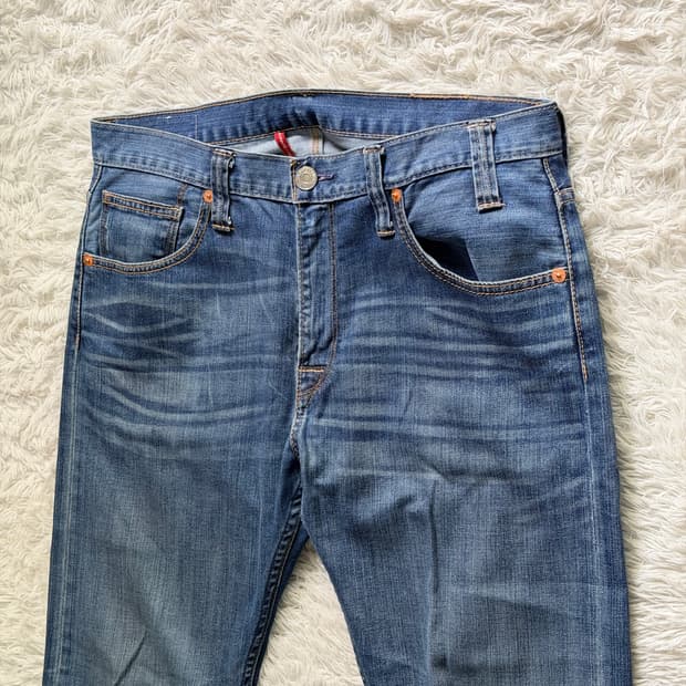 리바이스(Levi's) 504 레귤러 스트레이트 핏 데님 팬츠