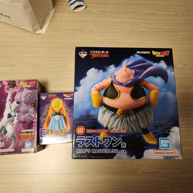 일괄) 제일복권 드래곤볼 배틀 오브더 슈퍼  마인부우 바비디 프리저