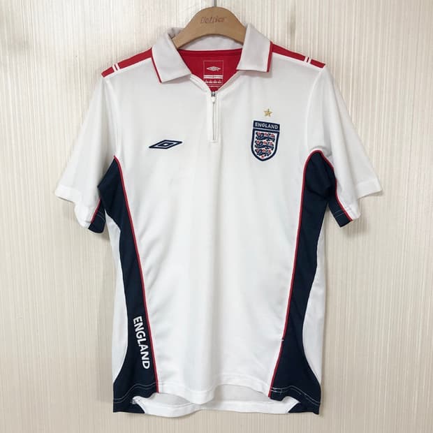 엄브로 04-05 잉글랜드축구국대 트레이닝 1/4 집업셔츠 S(해외)