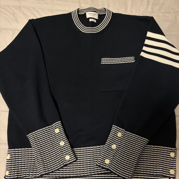 톰브라운 풀오버 니트 005사이즈