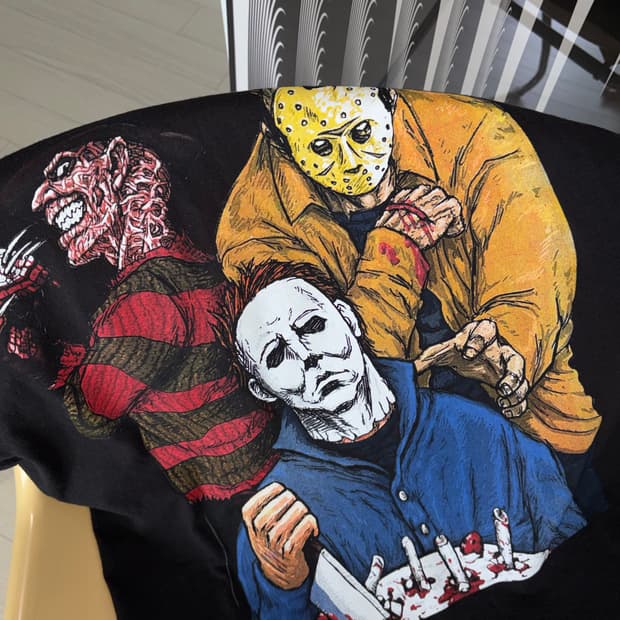 00s 아메리칸 빈티지 나이트메어 3인방 티셔츠 M (97) 