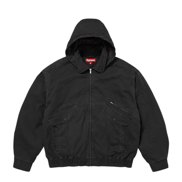 슈프림 후드 유틸리티 자켓 블랙 - 25FW