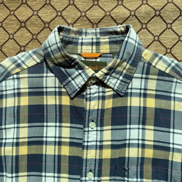 팀버랜드 체크 셔츠