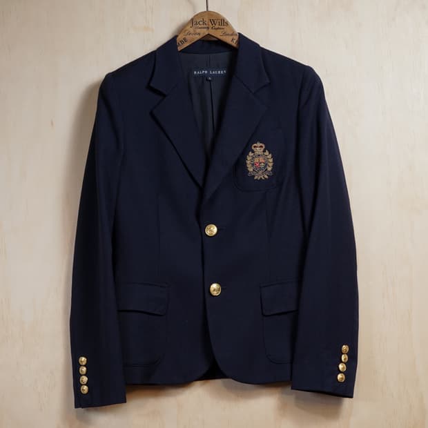 폴로 랄프로렌 크레스트 금장 와펜 자켓