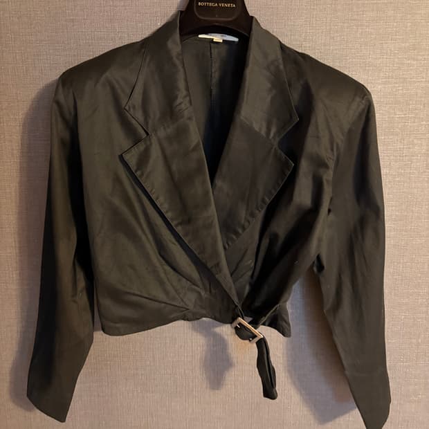 꾸레쥬 Courreges 블랙 크롭 자켓 9AR