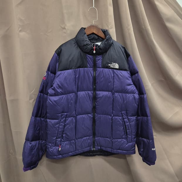 노스페이스 눕시 퍼플 패딩 800 95
