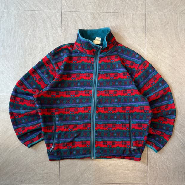 90s L.L.bean 90년대 생산 엘엘빈 아즈텍 플리스 신칠라