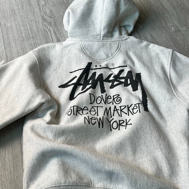 [L]스투시 도버스트릿 마켓 뉴욕 후드 에쉬해더