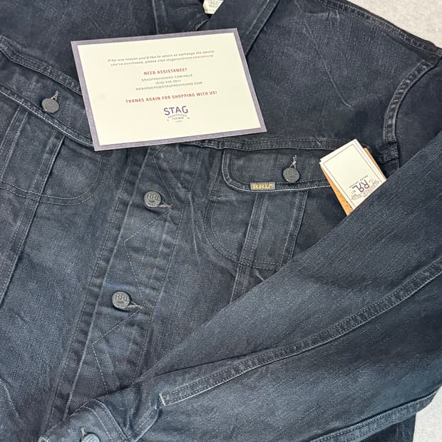더블알엘 rrl lot271 블랙 xl 새상품