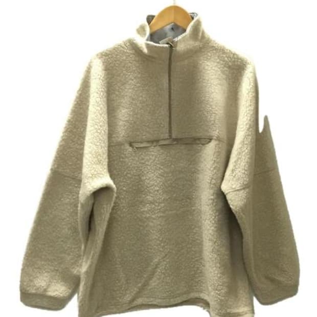 캡틴 선샤인 울 캐시미어 플리스 하이넥 풀오버