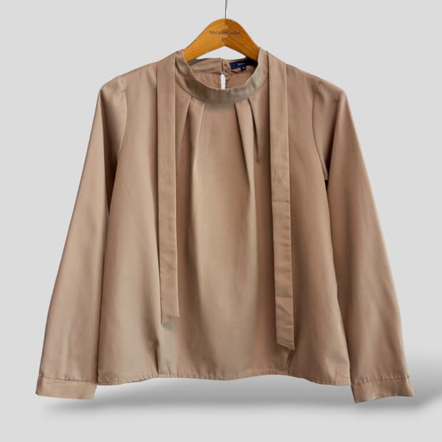 (여성38)SHIPS 쉽스 타이 블라우스 