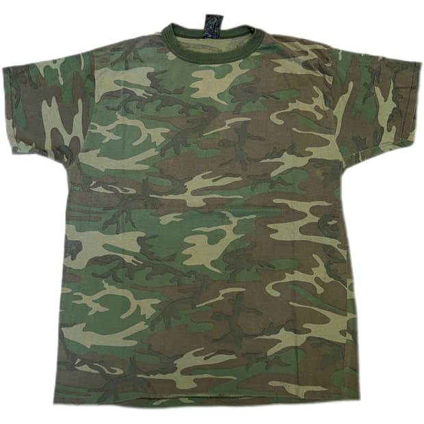 90s Vintage Greenwood Camo T Shirt