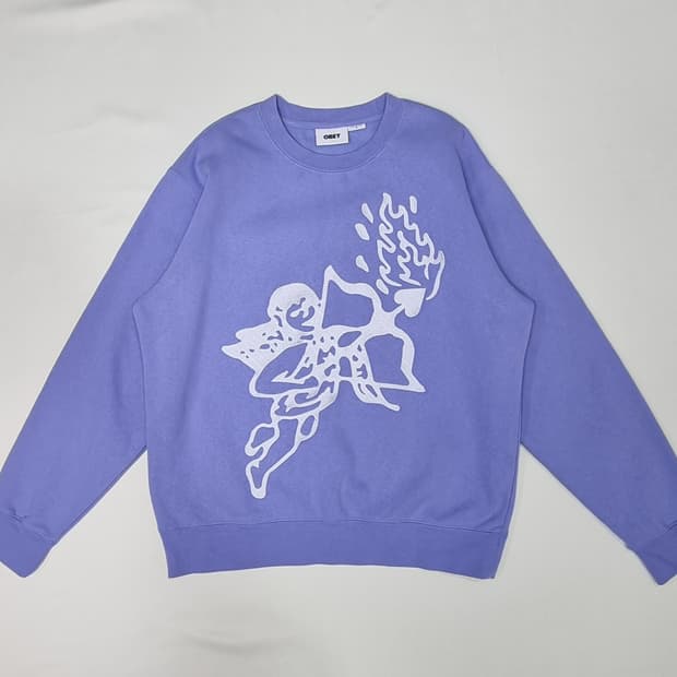 오베이 큐피트 자수 기모 맨투맨 M _ 공용, 님성