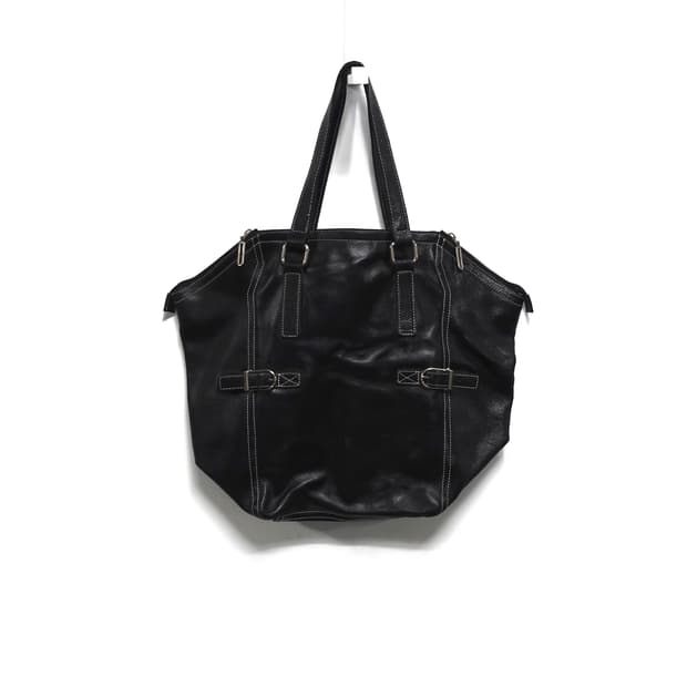 빈티지 코티드 카우레더 빅토트백 코팅 소가죽 토트백