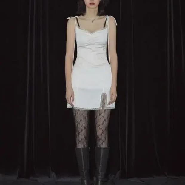 페인오어플레져 슬립 미니 원피스
