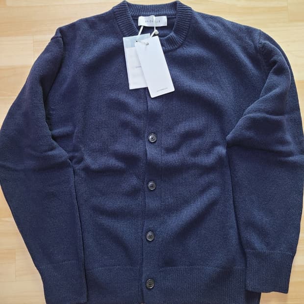 유니온블루 솔리드 크롭 가디건 M