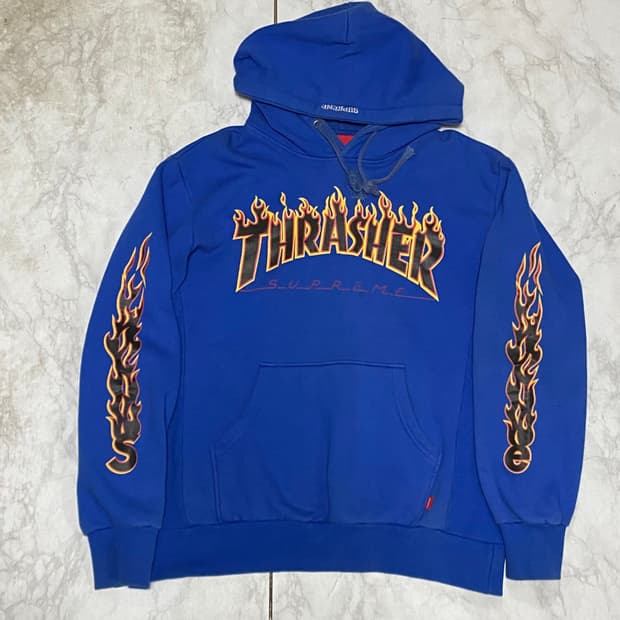 트레셔 오버핏 후드티셔츠 오버핏 100