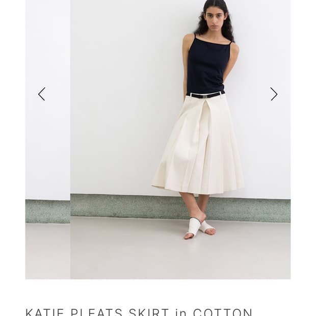 le17septembre katie pleats skirt 36