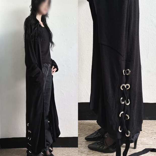nildue / nilun tokyo 고딕 아방가르드 롱가디건