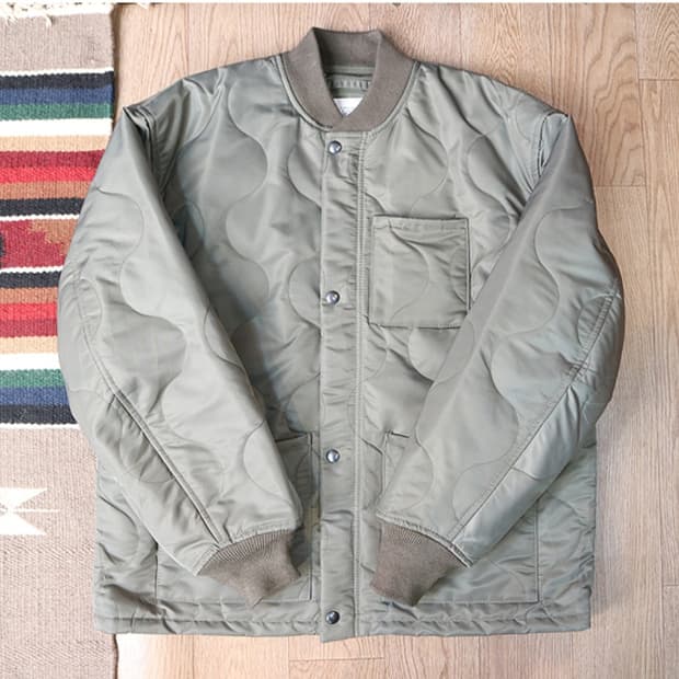 일본판 WAIPER 미 공군 CWU-9 80S 복각 탄탄한 퀼팅자켓

