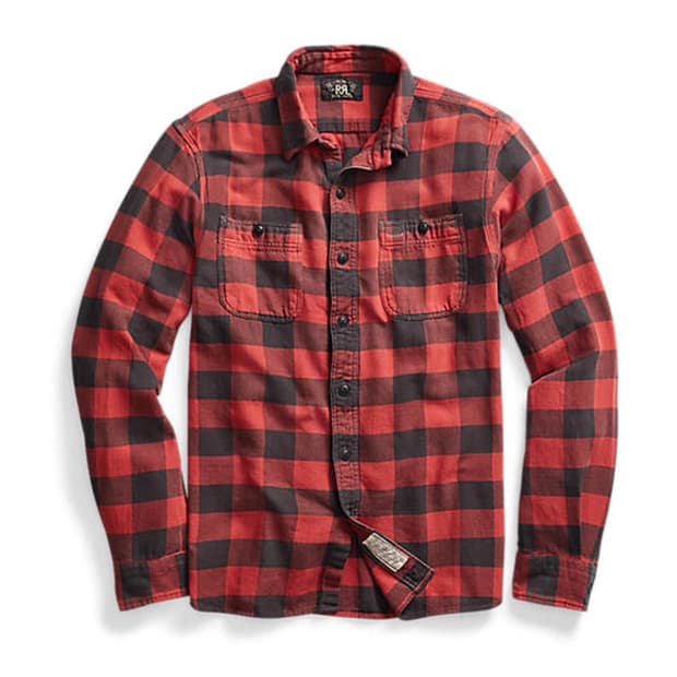 RRL 더블알엘 플래드 트윌 워크셔츠 L (버팔로)