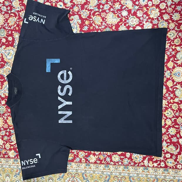 발렌시아사 nyse 한정판 티셔츠
