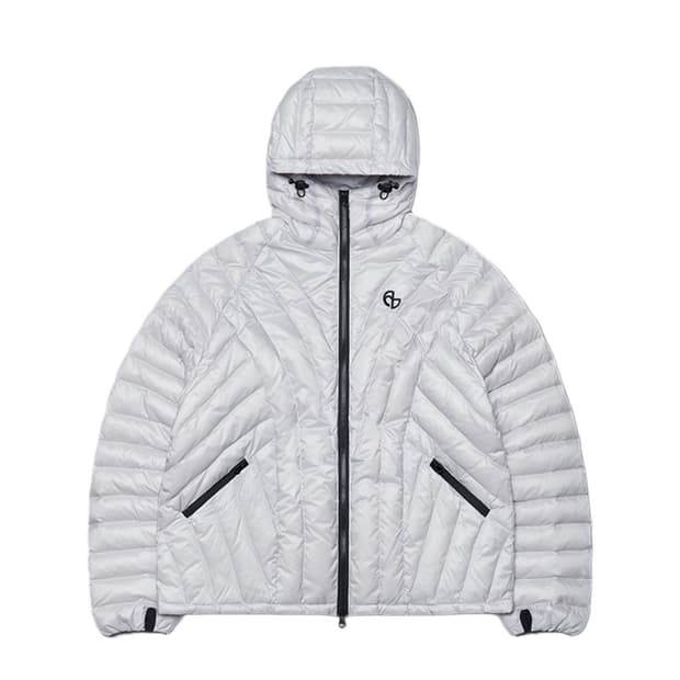 노매뉴얼 누베스 라이트 덕 다운 글로시 그레이