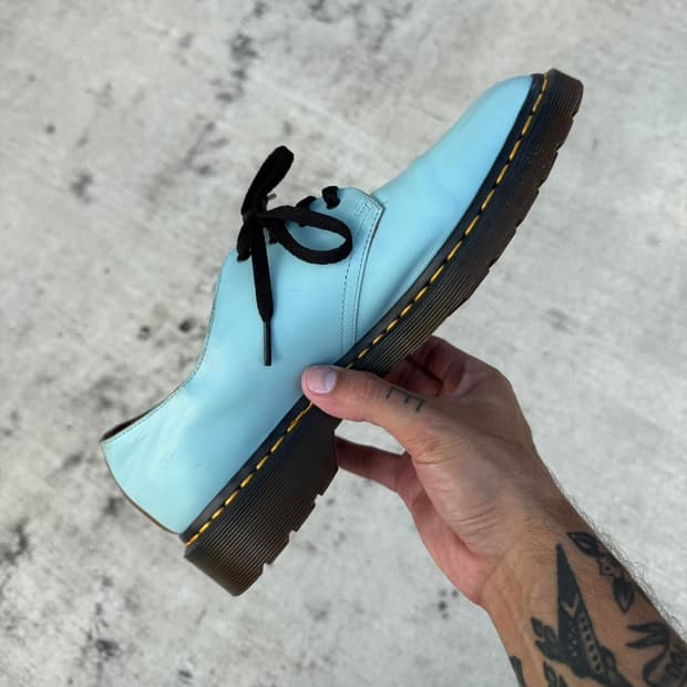 닥터마틴 x 슈프림 1461 3-아이 슈즈 아쿠아 블루 290