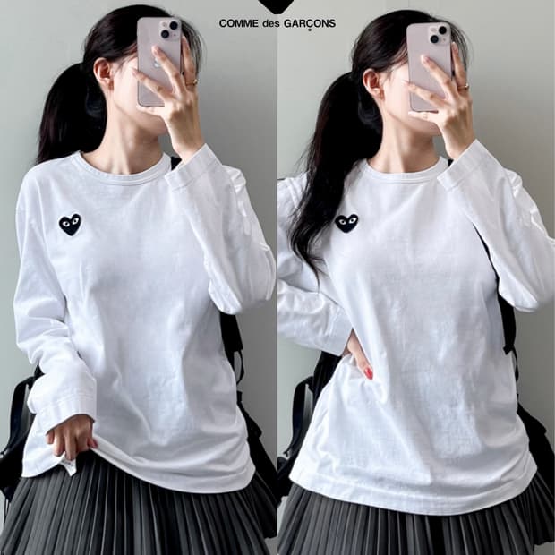 꼼데가르송 롱슬리브