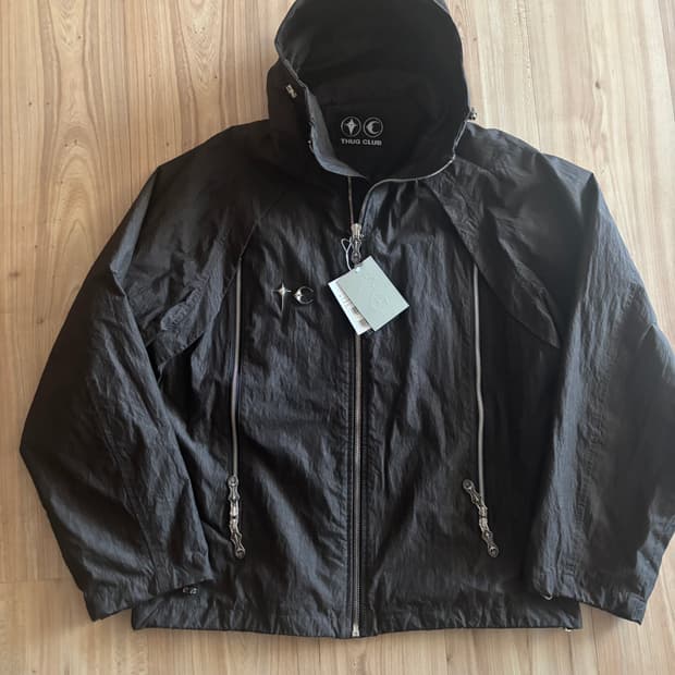 떠그클럽 바람막이 윈드솔져 다크그레이