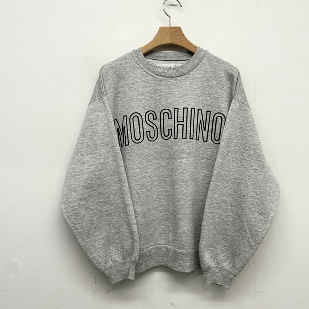 빈티지 모스키노 MOSCHINO 맨투맨 회색