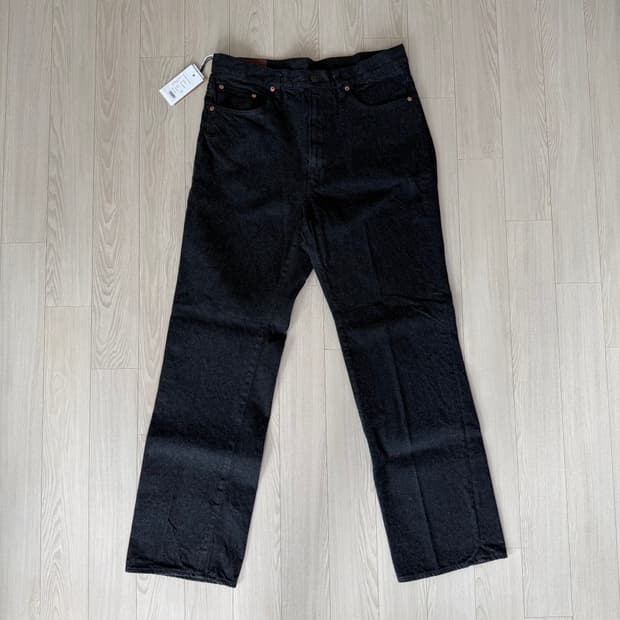 캡틴선샤인 스케이트 슈컷 데님 팬츠 블랙 원워시 34