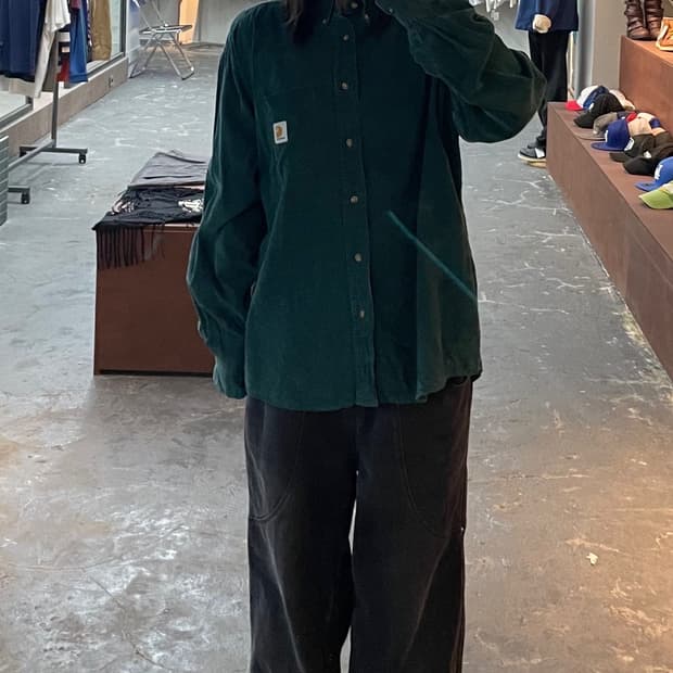 칼하트 포켓 코듀로이 워크 셔츠 H1228