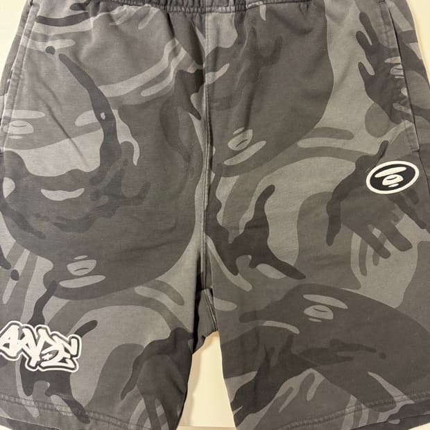 AAPE 카모 반바지 