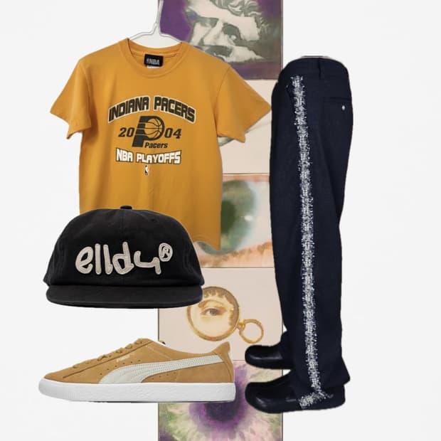 2004 옐로우 포인트 엘두캡 여름 코디세트