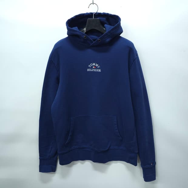 타미힐피거 전면자수로고 후드 (남성95)
