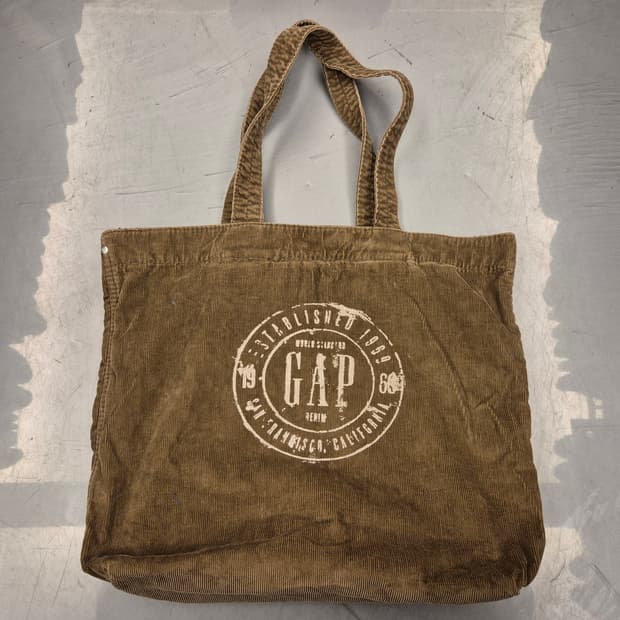 00s GAP 코듀로이 토트 백