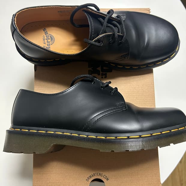 닥터마틴 1461 스무스 블랙 270 