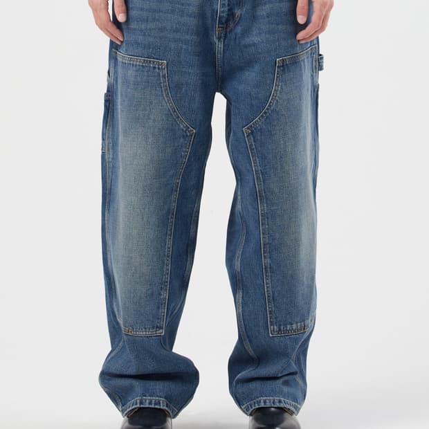 칼하트윕 OG 더블 니 팬츠 카마노 블루 다크 사이즈 교환(m->L)