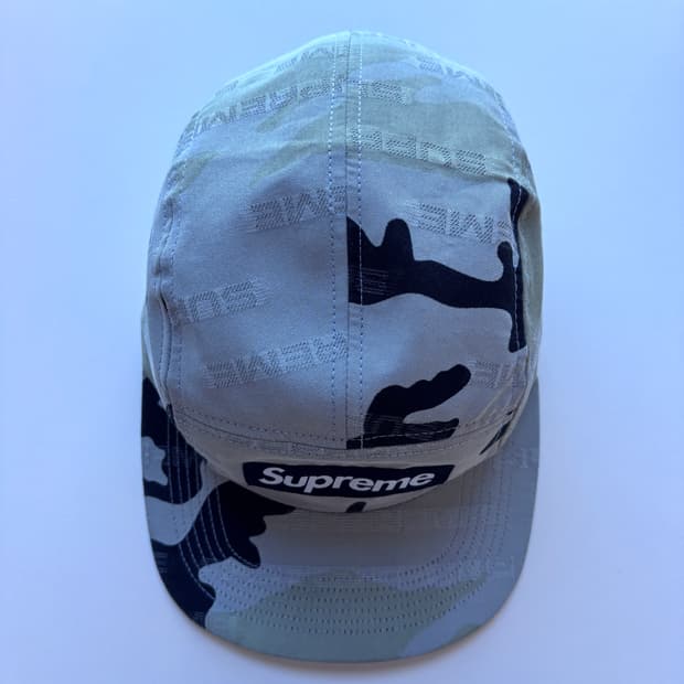 Supreme 카모 캠프캡 민트