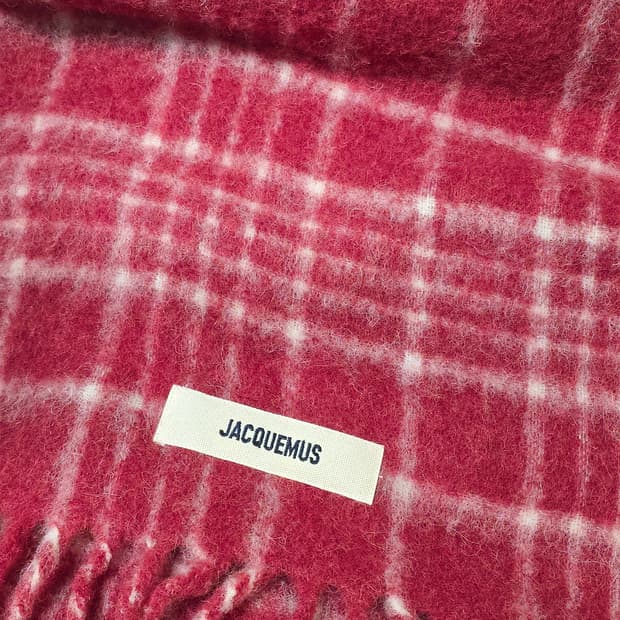 자크뮈스 머플러 레샤페까로 다크레드